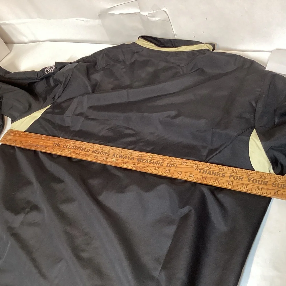 Pittsburgh Penguins 1/4 zip pullover Windbreaker mens size XL Reebok Center Ice - Picture 9 of 12